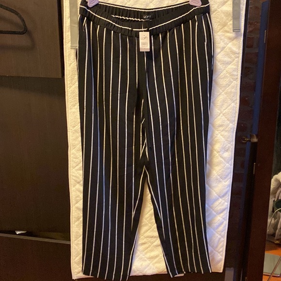 Drawstring striped pants - Picture 4 of 4